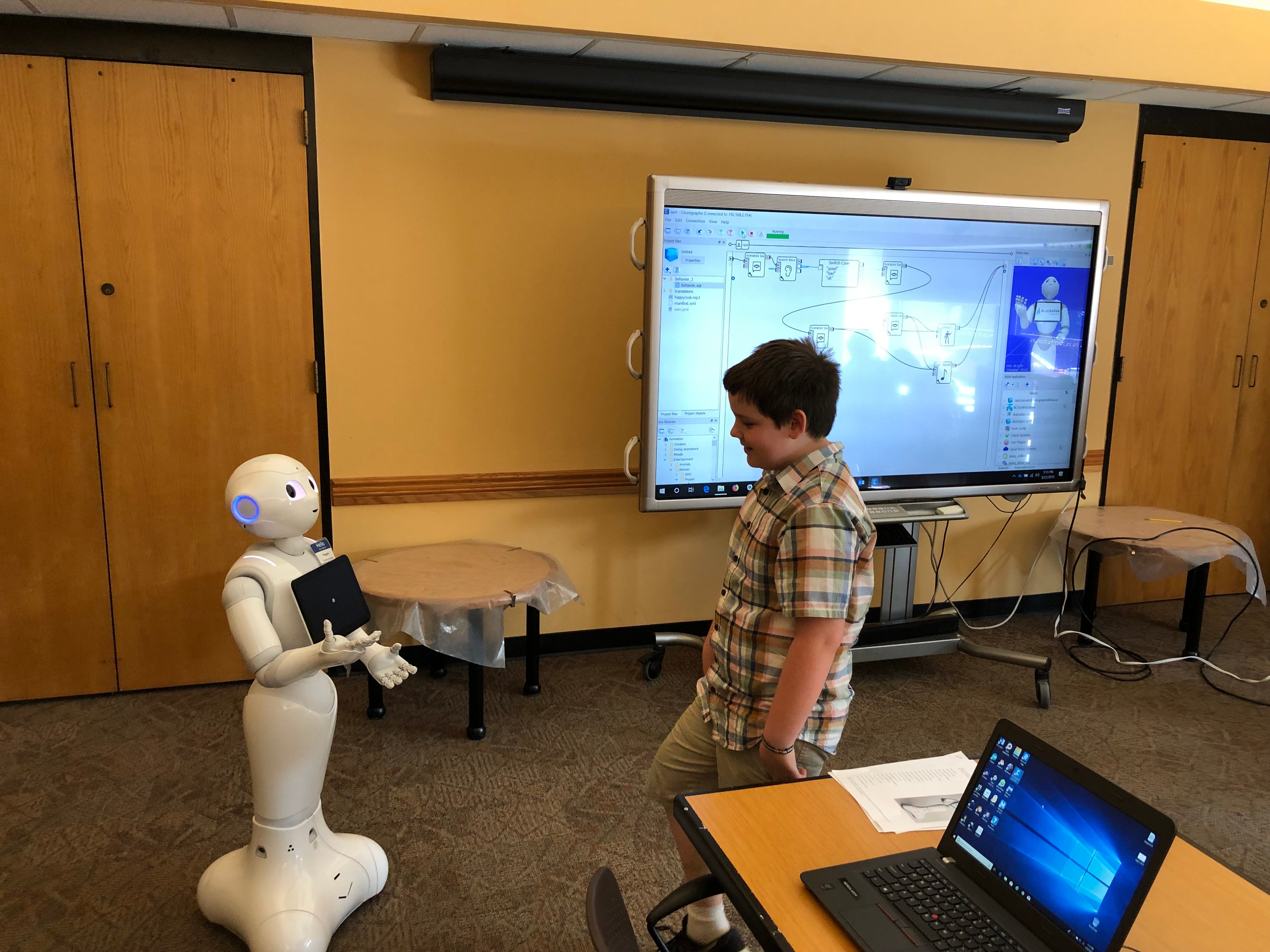 Pepper Robot as a Teaching Tool for Libraries.